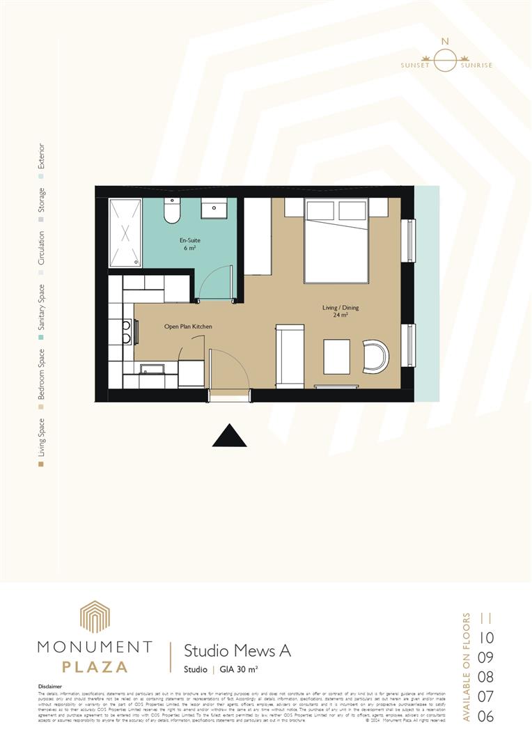  Image of Apartment - 1 Bathrooms for Sale in Monument Plaza-Gibraltar, Image 9